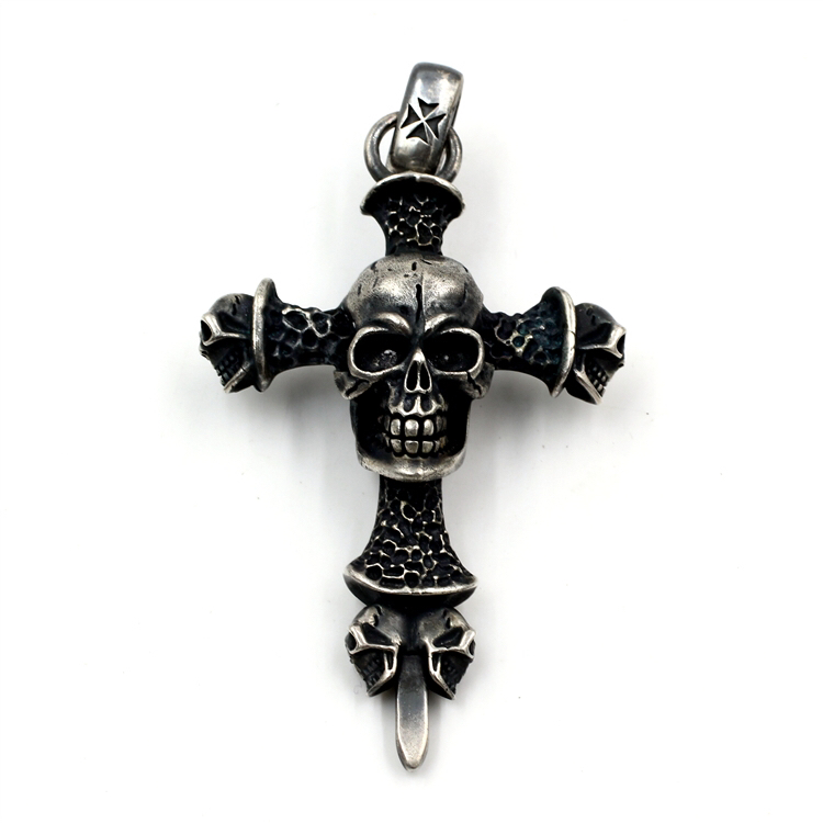 Chrome Hearts Cross Ring - Gothic 925 Sterling Silver Jewelry | David Studio