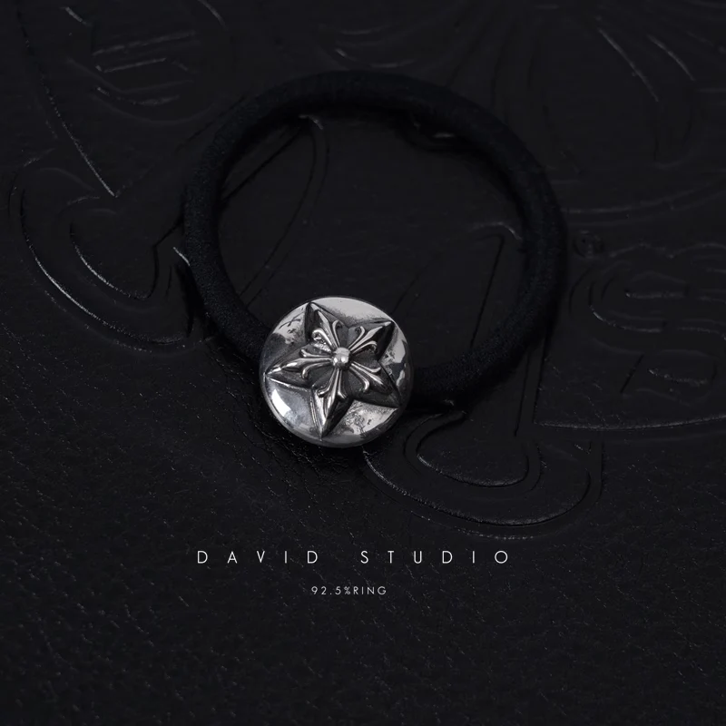 Chrome Hearts Cross Ring - Gothic 925 Sterling Silver Jewelry | David Studio