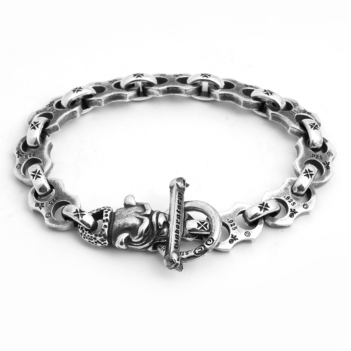 Chrome Hearts Cross Ring - Gothic 925 Sterling Silver Jewelry | David Studio
