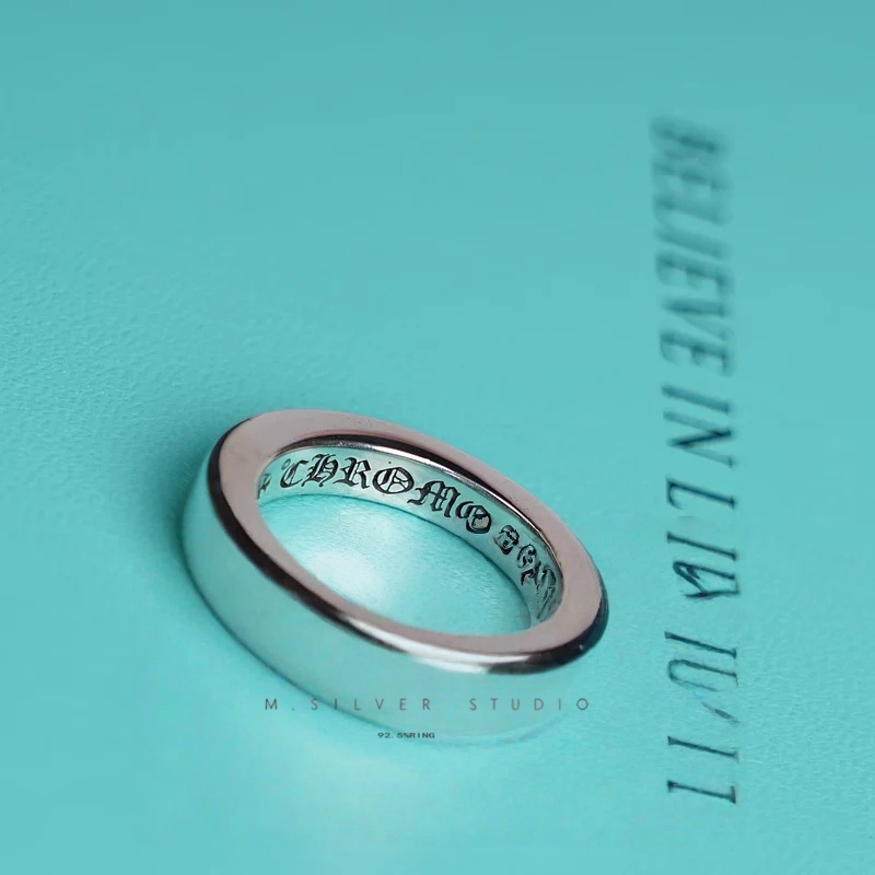 Chrome Hearts Cross Ring - Gothic 925 Sterling Silver Jewelry | David Studio