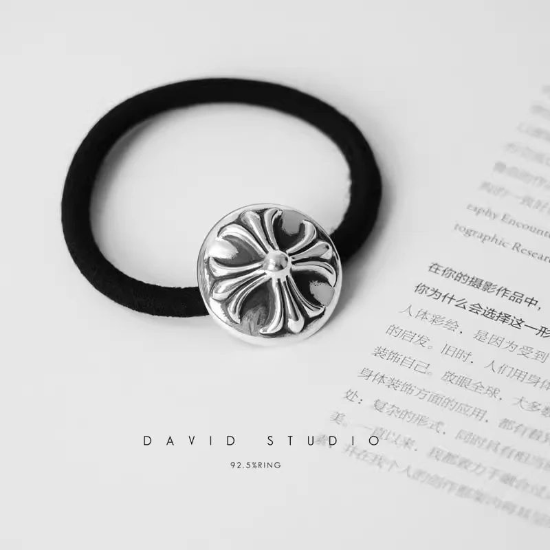 Chrome Hearts Cross Ring - Gothic 925 Sterling Silver Jewelry | David Studio