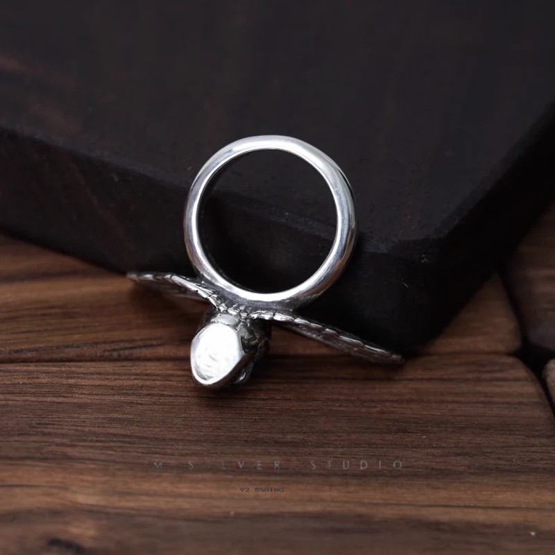 Chrome Hearts Cross Ring - Gothic 925 Sterling Silver Jewelry | David Studio