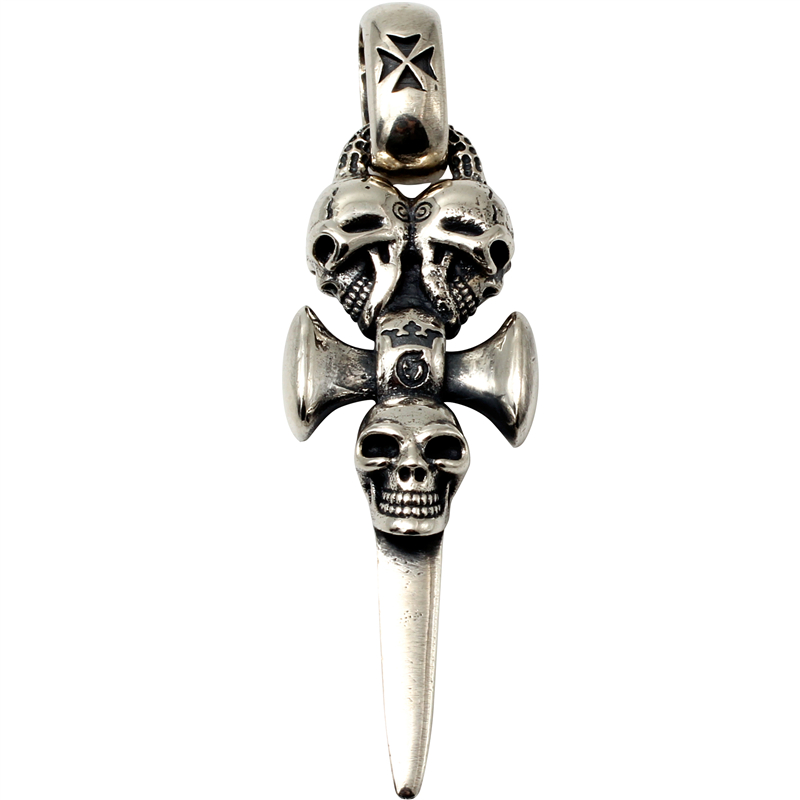 Chrome Hearts Cross Ring - Gothic 925 Sterling Silver Jewelry | David Studio