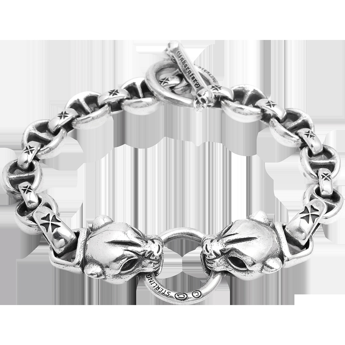 Chrome Hearts Cross Ring - Gothic 925 Sterling Silver Jewelry | David Studio