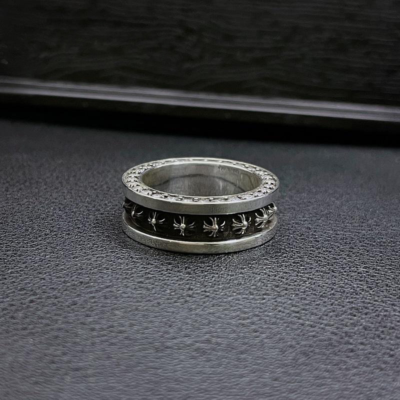 Chrome Hearts Cross Ring - Gothic 925 Sterling Silver Jewelry | David Studio