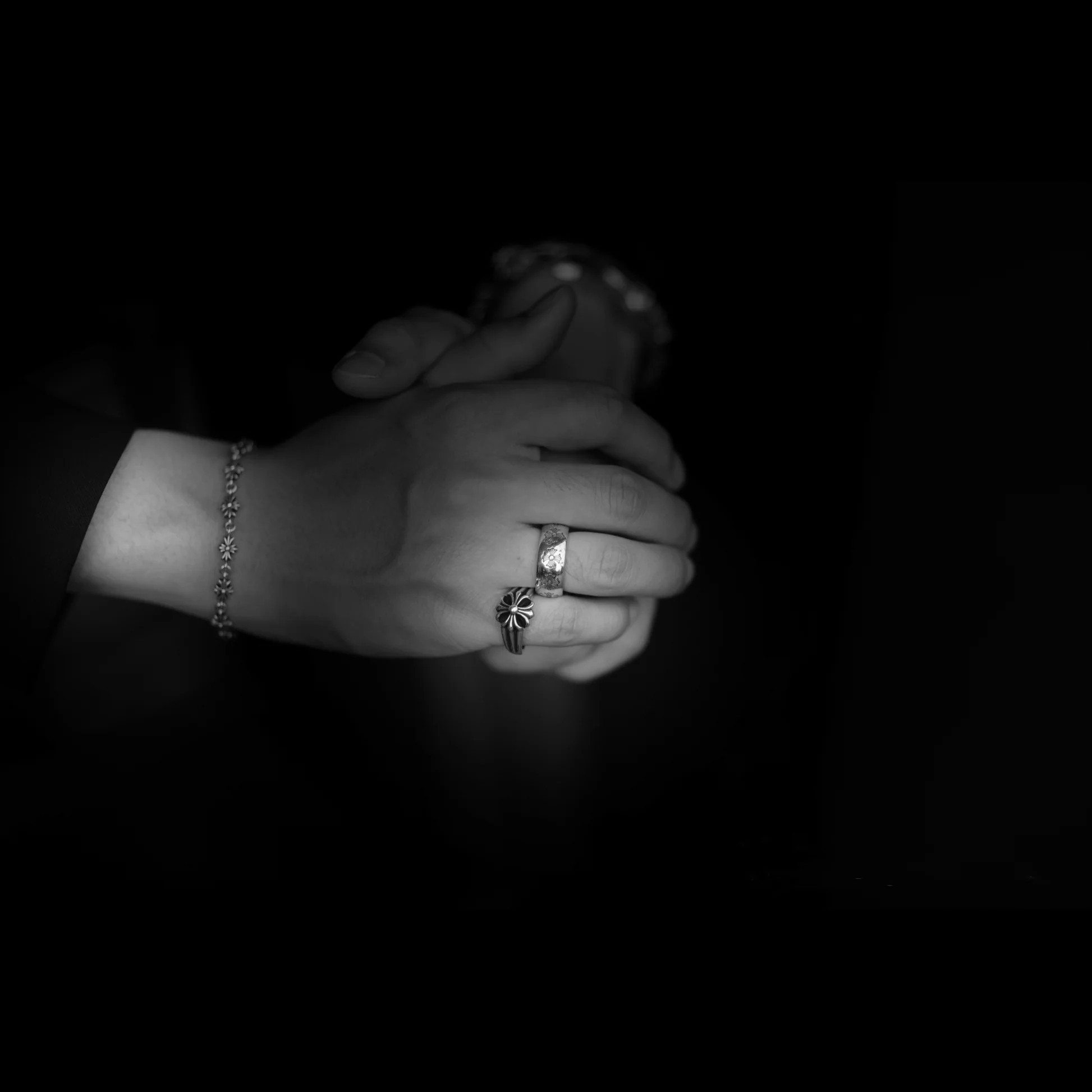 Chrome Hearts Cross Ring - Gothic 925 Sterling Silver Jewelry | David Studio