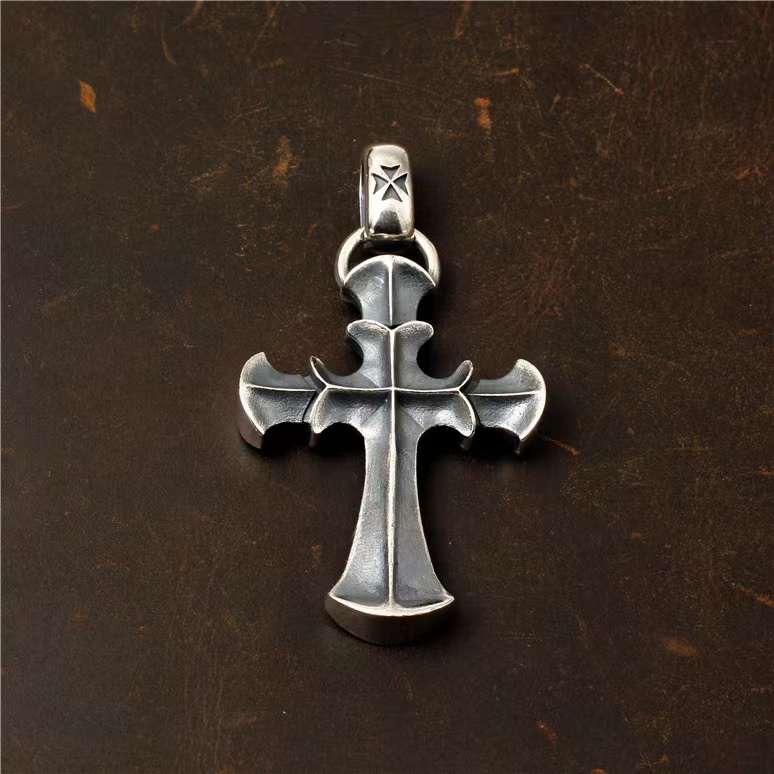 Chrome Hearts Cross Ring - Gothic 925 Sterling Silver Jewelry | David Studio