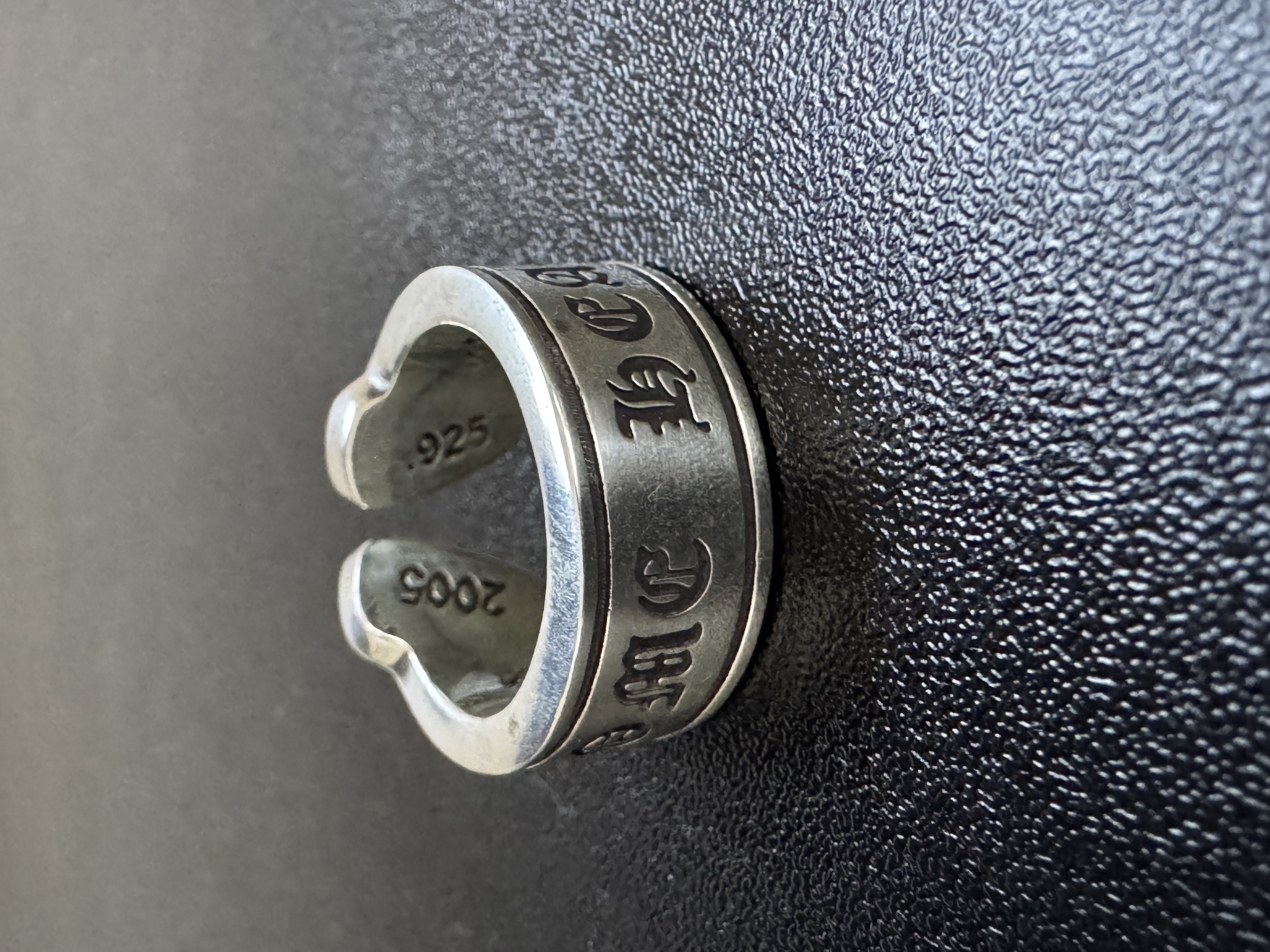 Chrome Hearts Cross Ring - Gothic 925 Sterling Silver Jewelry | David Studio