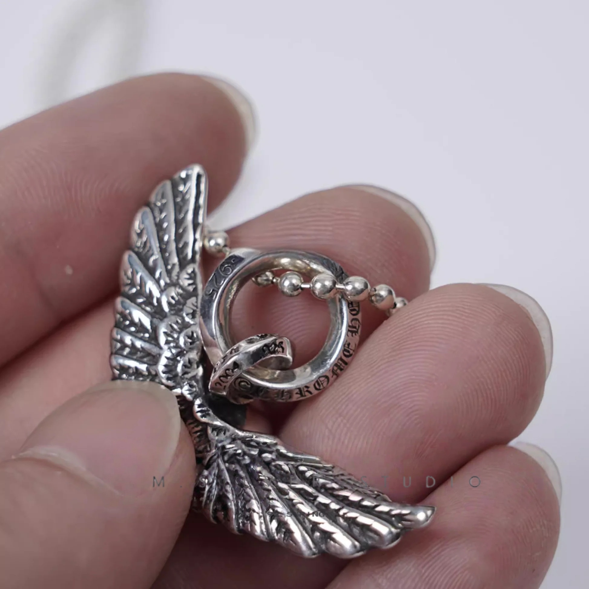 Chrome Hearts Cross Ring - Gothic 925 Sterling Silver Jewelry | David Studio