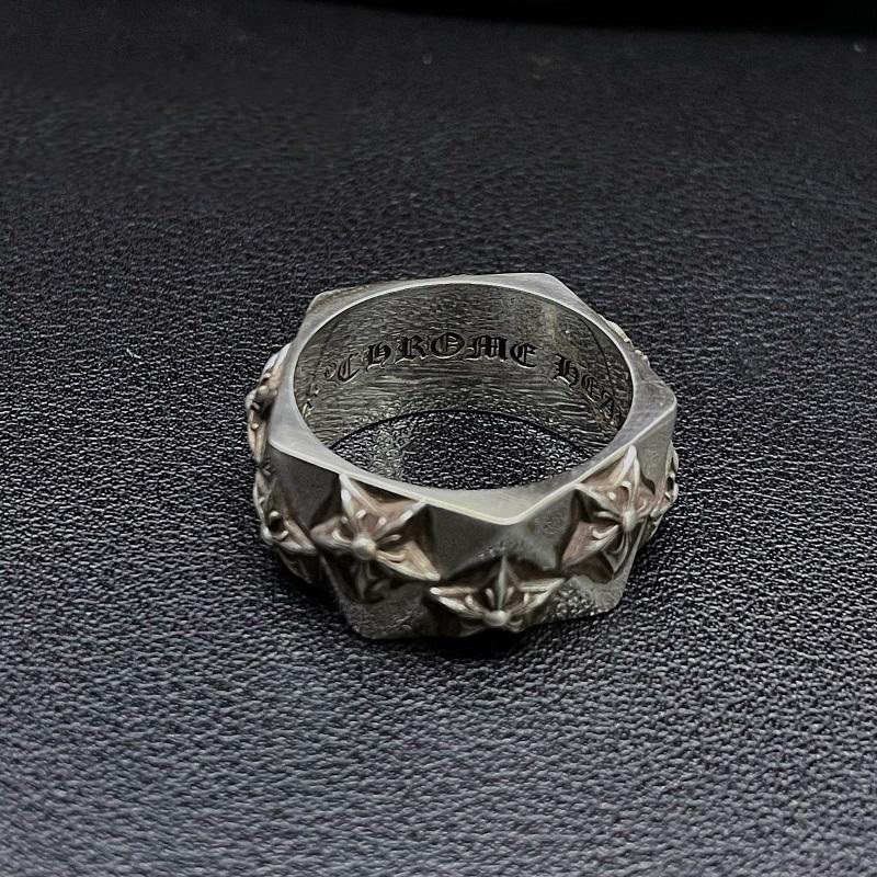 Chrome Hearts Cross Ring - Gothic 925 Sterling Silver Jewelry | David Studio