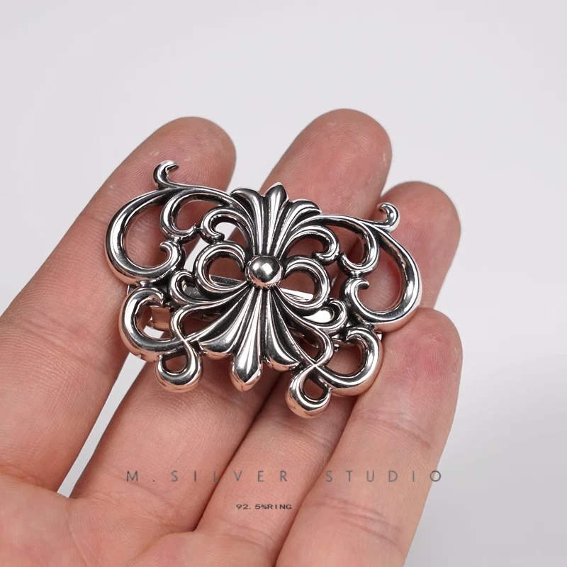 Chrome Hearts Cross Ring - Gothic 925 Sterling Silver Jewelry | David Studio