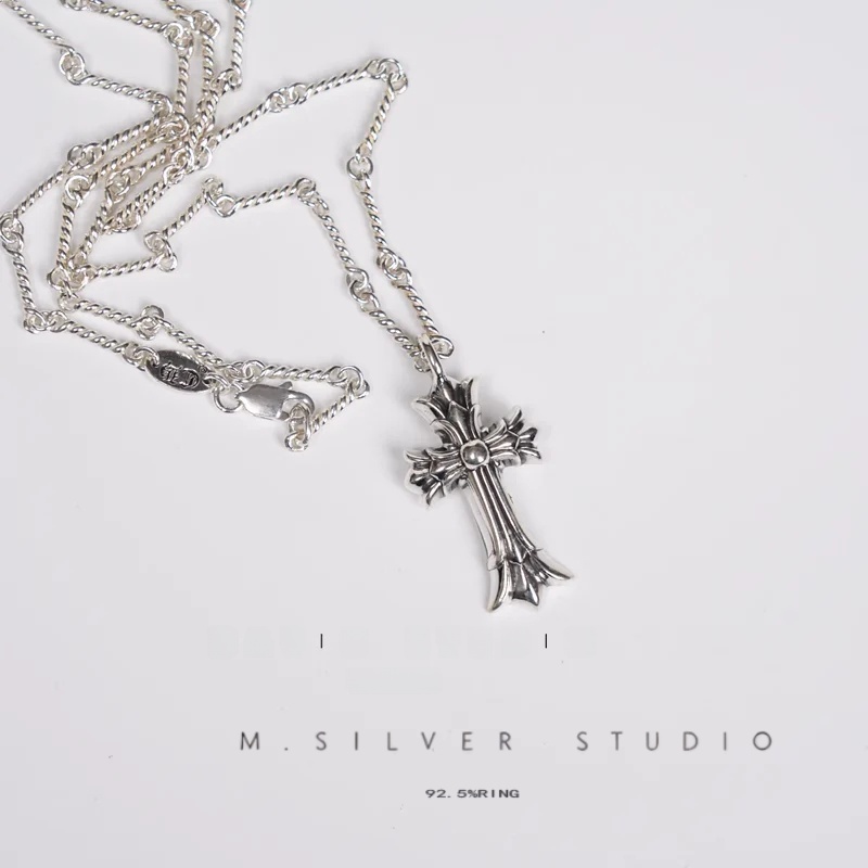 Chrome Hearts Cross Ring - Gothic 925 Sterling Silver Jewelry | David Studio