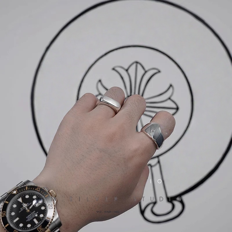 Chrome Hearts Cross Ring - Gothic 925 Sterling Silver Jewelry | David Studio