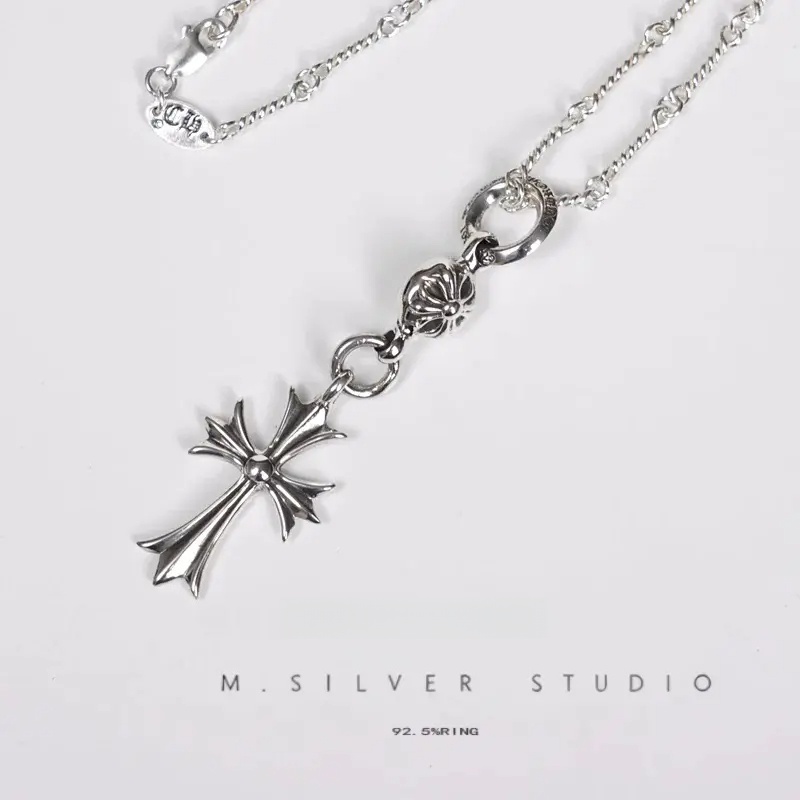 Chrome Hearts Cross Ring - Gothic 925 Sterling Silver Jewelry | David Studio