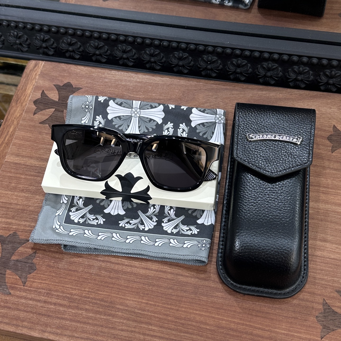 Chrome Hearts Cross Ring - Gothic 925 Sterling Silver Jewelry | David Studio