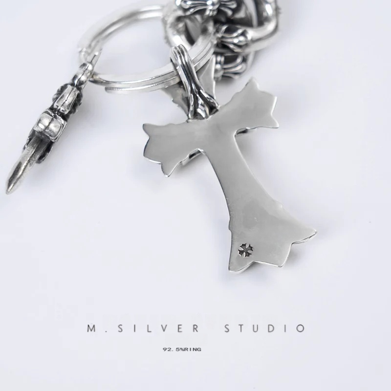 Chrome Hearts Cross Ring - Gothic 925 Sterling Silver Jewelry | David Studio