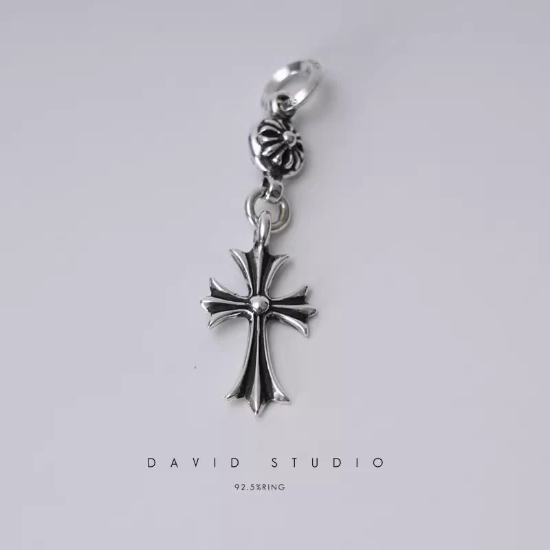 Chrome Hearts Cross Ring - Gothic 925 Sterling Silver Jewelry | David Studio