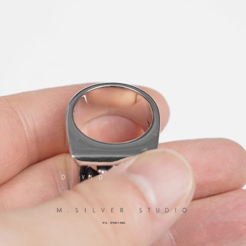 Chrome Hearts Cross Ring - Gothic 925 Sterling Silver Jewelry | David Studio