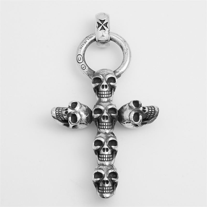 Chrome Hearts Cross Ring - Gothic 925 Sterling Silver Jewelry | David Studio
