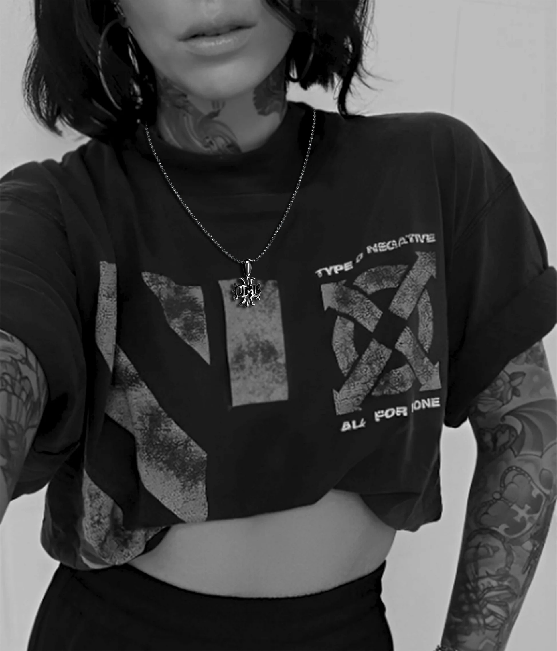 Chrome Hearts Cross Ring - Gothic 925 Sterling Silver Jewelry | David Studio