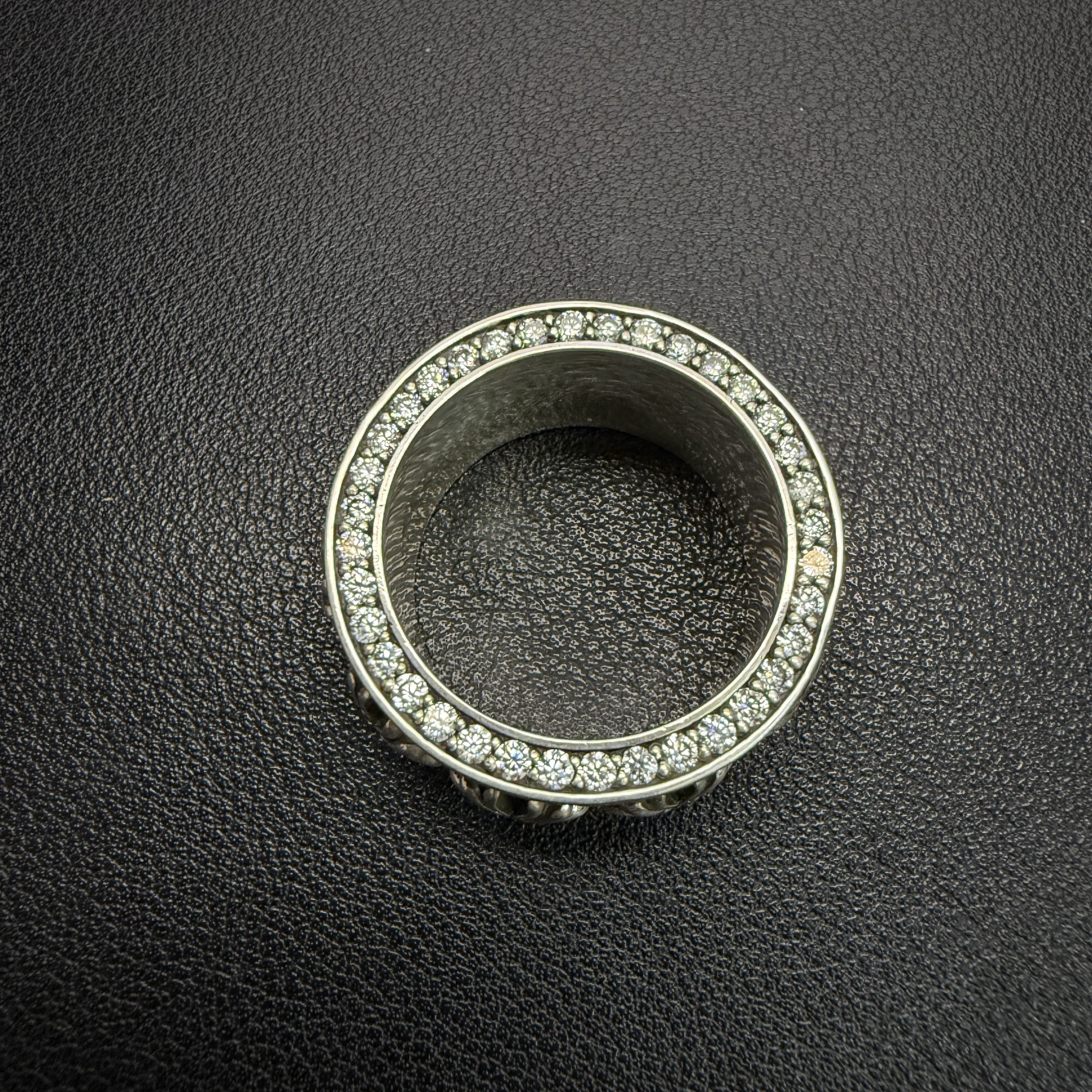 Chrome Hearts Cross Ring - Gothic 925 Sterling Silver Jewelry | David Studio