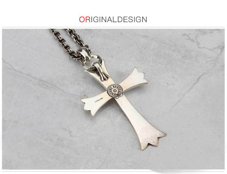 Chrome Hearts Cross Ring - Gothic 925 Sterling Silver Jewelry | David Studio