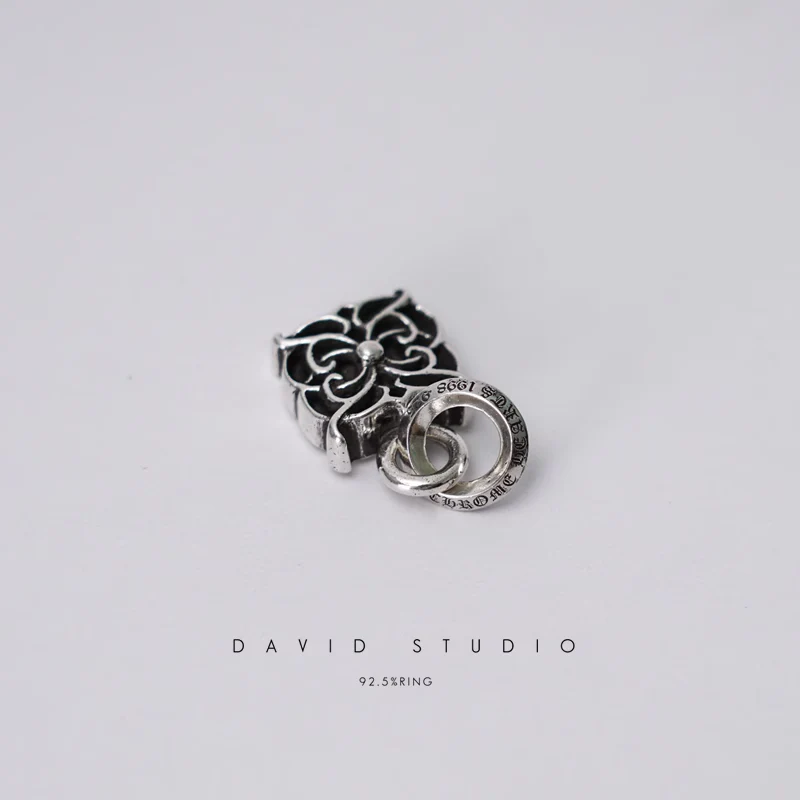 Chrome Hearts Cross Ring - Gothic 925 Sterling Silver Jewelry | David Studio