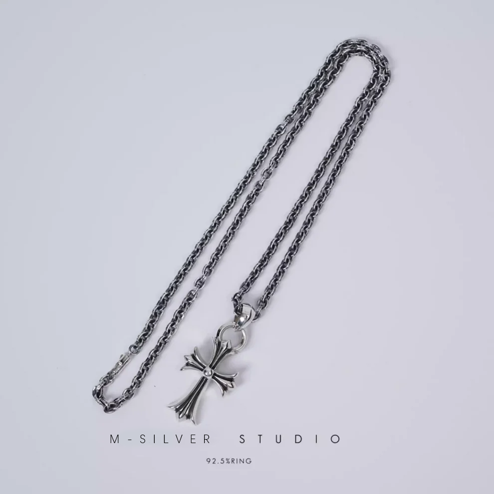 Chrome Hearts Cross Ring - Gothic 925 Sterling Silver Jewelry | David Studio