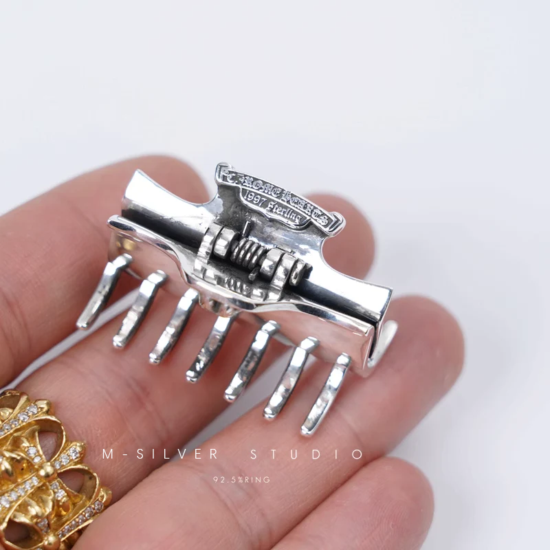 Chrome Hearts Cross Ring - Gothic 925 Sterling Silver Jewelry | David Studio