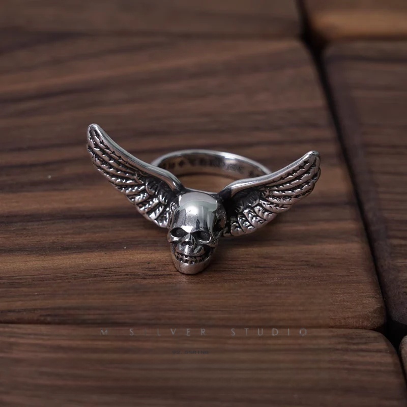 Chrome Hearts Cross Ring - Gothic 925 Sterling Silver Jewelry | David Studio