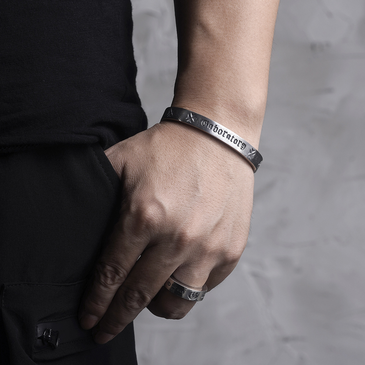 Chrome Hearts Cross Ring - Gothic 925 Sterling Silver Jewelry | David Studio