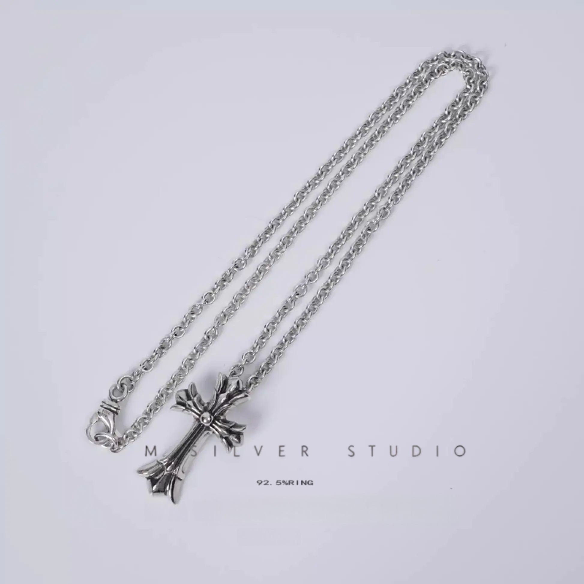 Chrome Hearts Cross Ring - Gothic 925 Sterling Silver Jewelry | David Studio