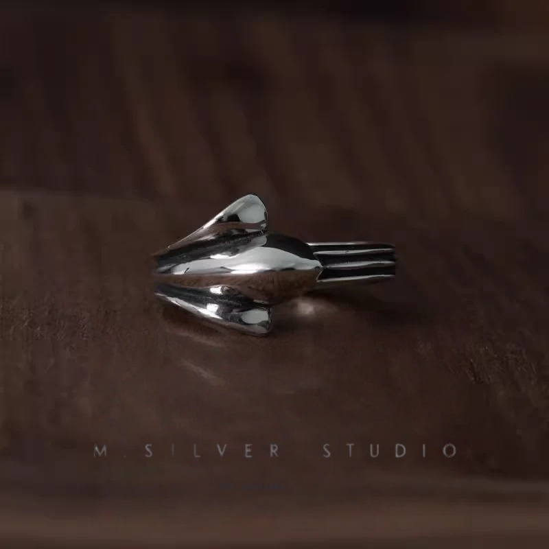 Chrome Hearts Cross Ring - Gothic 925 Sterling Silver Jewelry | David Studio