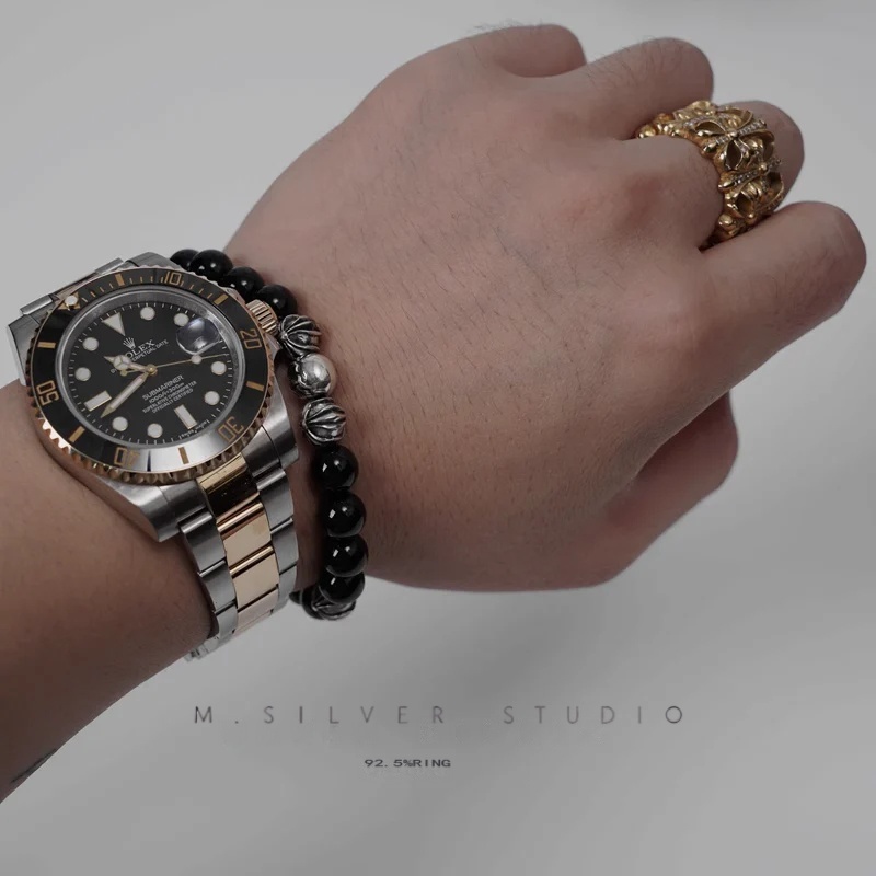 Chrome Hearts Cross Ring - Gothic 925 Sterling Silver Jewelry | David Studio