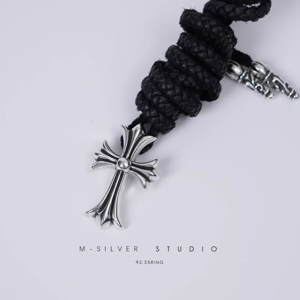 Chrome Hearts Cross Ring - Gothic 925 Sterling Silver Jewelry | David Studio