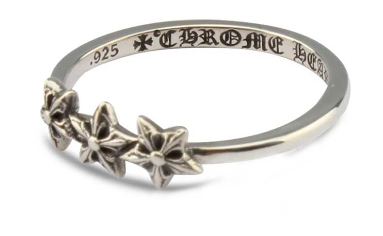 Chrome Hearts Cross Ring - Gothic 925 Sterling Silver Jewelry | David Studio