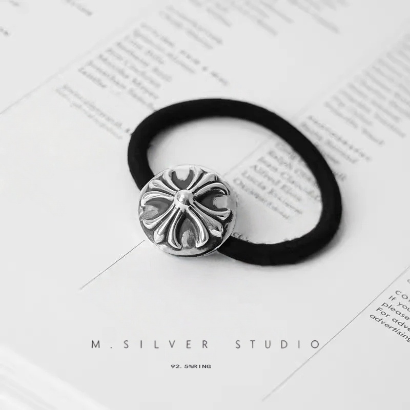 Chrome Hearts Cross Ring - Gothic 925 Sterling Silver Jewelry | David Studio