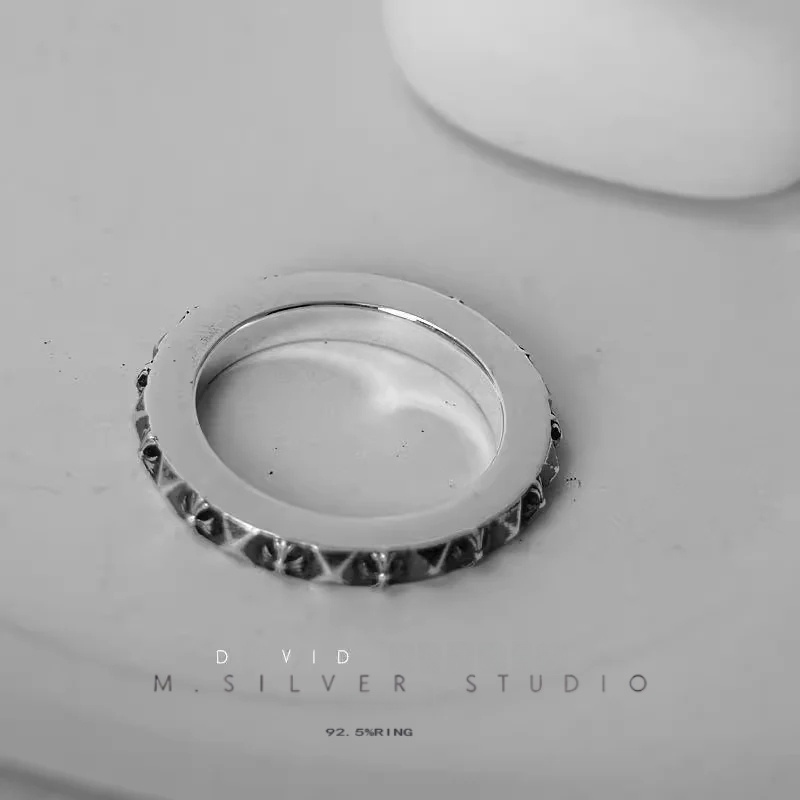 Chrome Hearts Cross Ring - Gothic 925 Sterling Silver Jewelry | David Studio