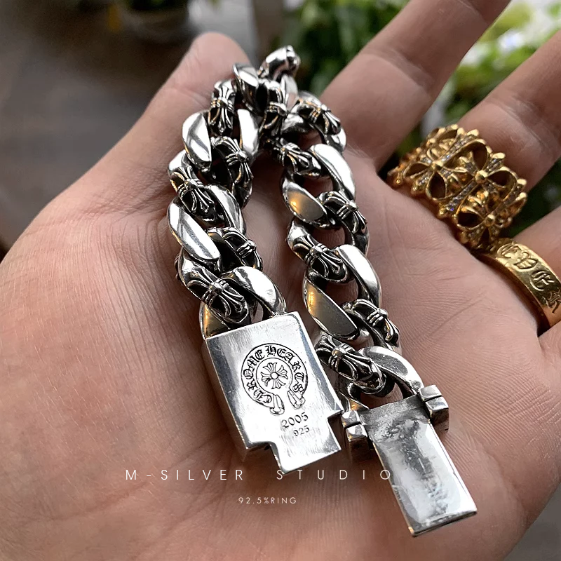 Chrome Hearts Cross Ring - Gothic 925 Sterling Silver Jewelry | David Studio