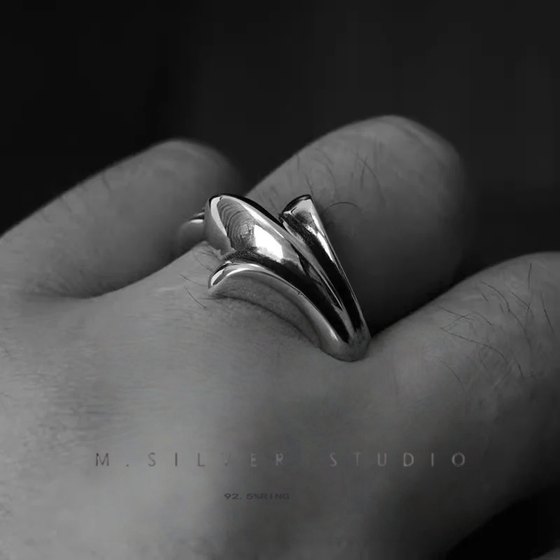 Chrome Hearts Cross Ring - Gothic 925 Sterling Silver Jewelry | David Studio