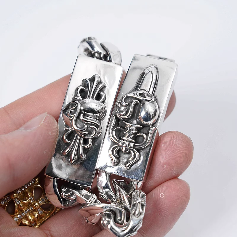 Chrome Hearts Cross Ring - Gothic 925 Sterling Silver Jewelry | David Studio