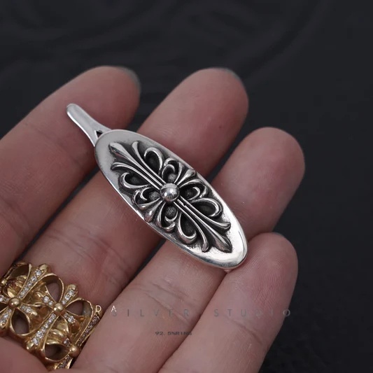 Chrome Hearts Cross Ring - Gothic 925 Sterling Silver Jewelry | David Studio