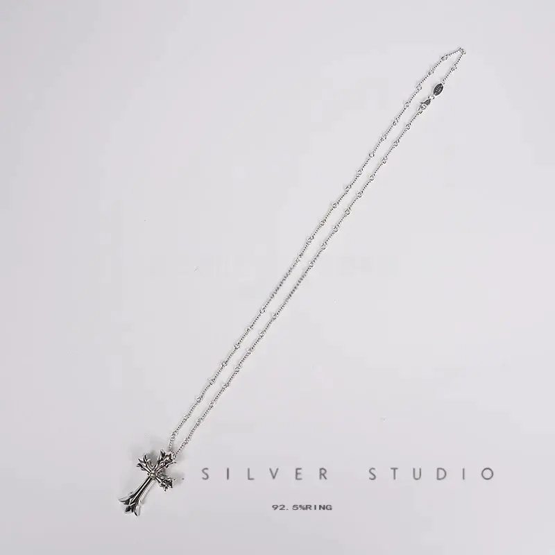 Chrome Hearts Cross Ring - Gothic 925 Sterling Silver Jewelry | David Studio