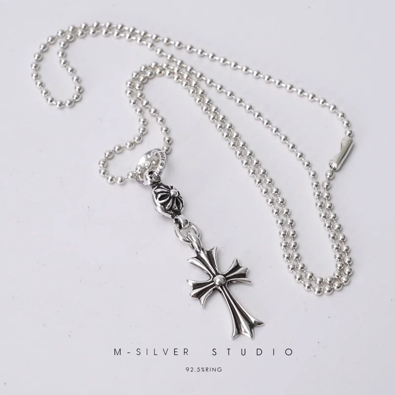 Chrome Hearts Cross Ring - Gothic 925 Sterling Silver Jewelry | David Studio