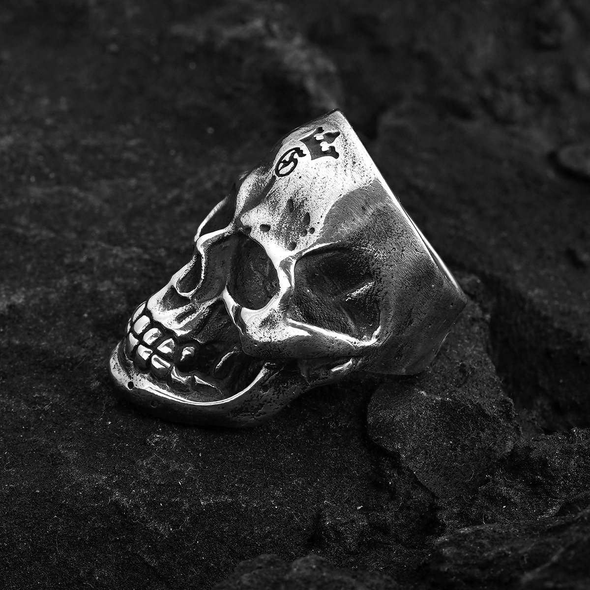 Chrome Hearts Cross Ring - Gothic 925 Sterling Silver Jewelry | David Studio