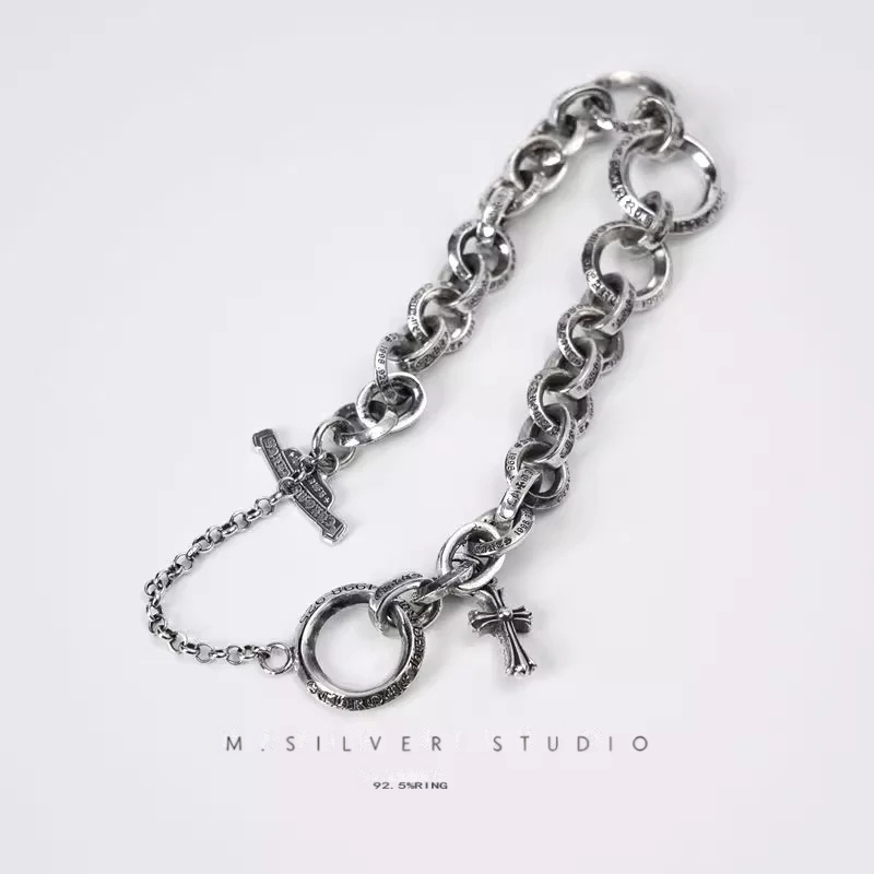 Chrome Hearts Cross Ring - Gothic 925 Sterling Silver Jewelry | David Studio