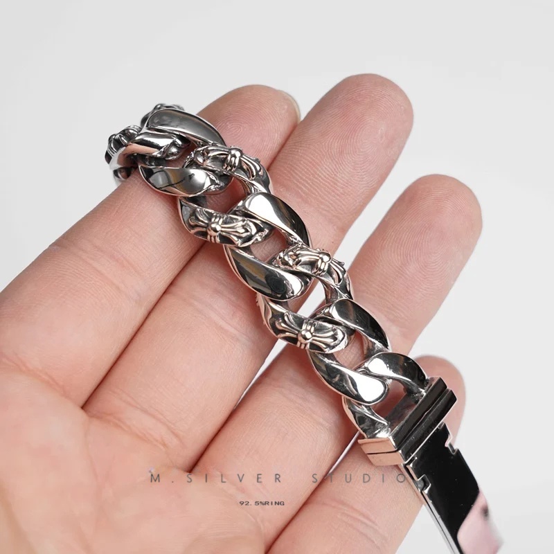 Chrome Hearts Cross Ring - Gothic 925 Sterling Silver Jewelry | David Studio