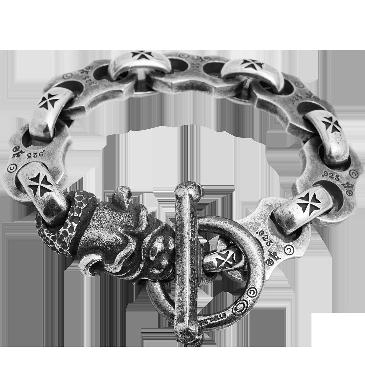 Chrome Hearts Cross Ring - Gothic 925 Sterling Silver Jewelry | David Studio