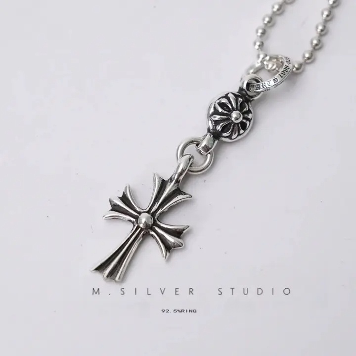 Chrome Hearts Cross Ring - Gothic 925 Sterling Silver Jewelry | David Studio