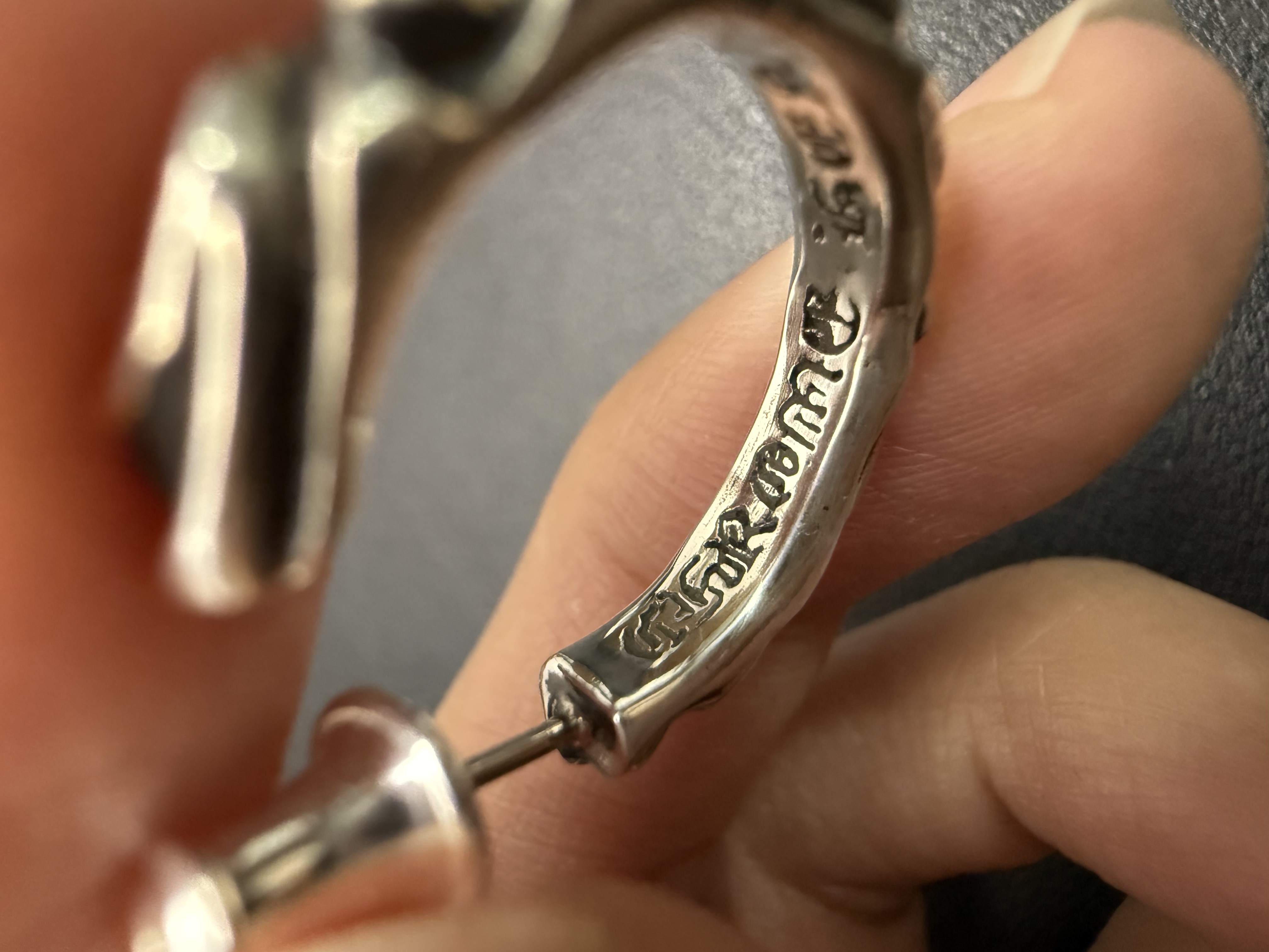 Chrome Hearts Cross Ring - Gothic 925 Sterling Silver Jewelry | David Studio